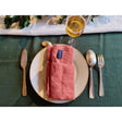 Pure Washed Linen Napkins, Set of 4, Rosewood