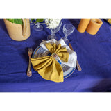 Pure Washed Linen Napkins, Set of 4, Saffron