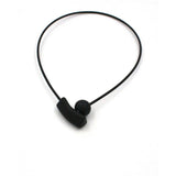Atome PVC Necklace, Black
