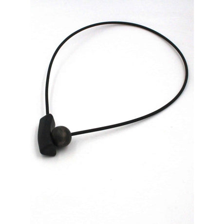 Atome PVC Necklace, Cast Iron