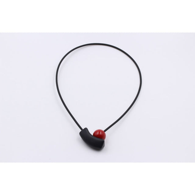 Atome PVC Necklace, Cherry - Zouf.biz