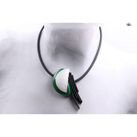 Big Bang PVC Necklace, Green - Zouf.biz