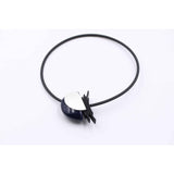 Big Bang PVC Necklace, Midnight Blue