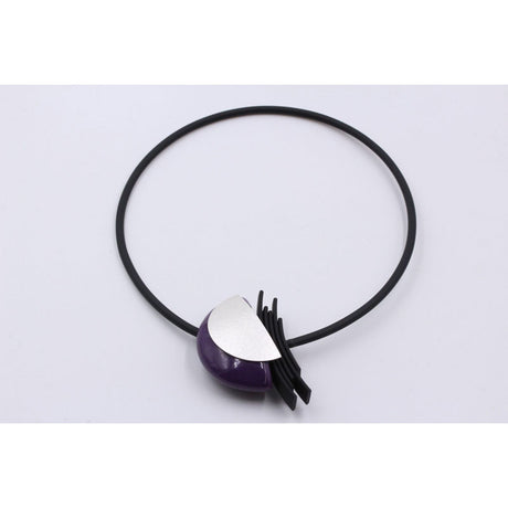 Big Bang PVC Necklace, Purple - Zouf.biz