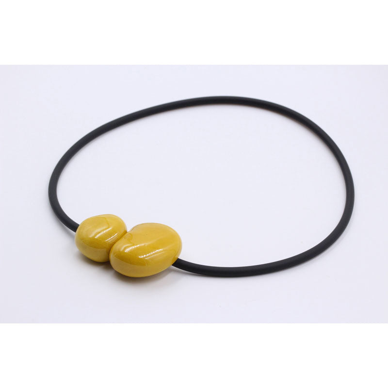 Big Galet PVC Necklace, Sun - Zouf.biz