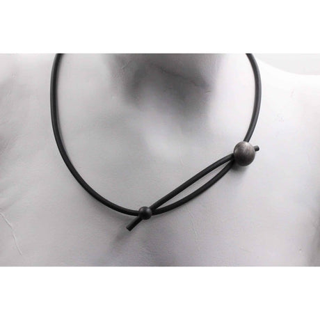 Cerisier PVC Necklace, Black