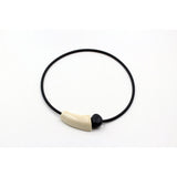 Comete PVC Necklace, Ivory - Zouf.biz