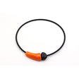 Comete PVC Necklace, Orange - Zouf.biz