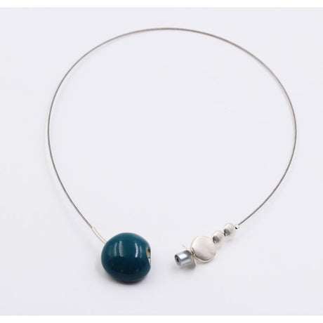 Echo Ceramic Necklace, Duck Egg Blue - Zouf.biz