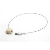 Echo Ceramic Necklace, Ivory - Zouf.biz