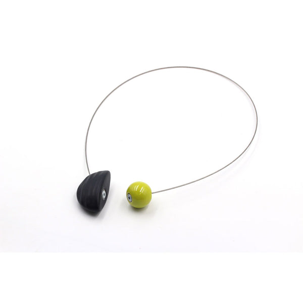 Nais Ceramic Necklace, Anise - Zouf.biz