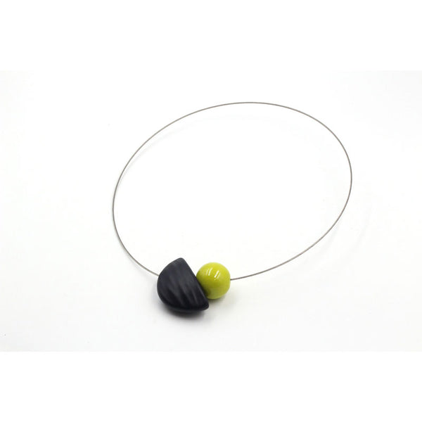 Nais Ceramic Necklace, Anise - Zouf.biz