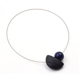 Nais Ceramic Necklace, Midnight Blue - Zouf.biz