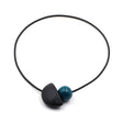Nais Ceramic PVC Necklace, Midnight Blue