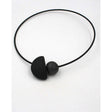 Nais Ceramic PVC Necklace, Cast Iron