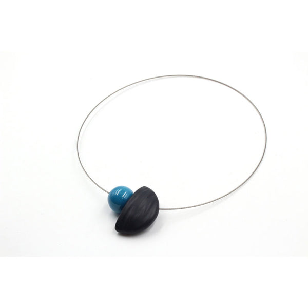 Nais Ceramic Necklace, Turquoise - Zouf.biz