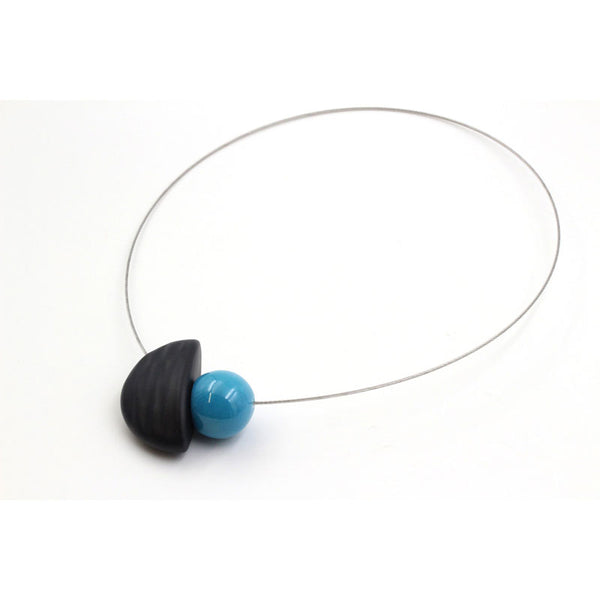 Nais Ceramic Necklace, Turquoise - Zouf.biz