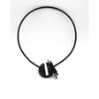 Slash PVC Necklace, Black