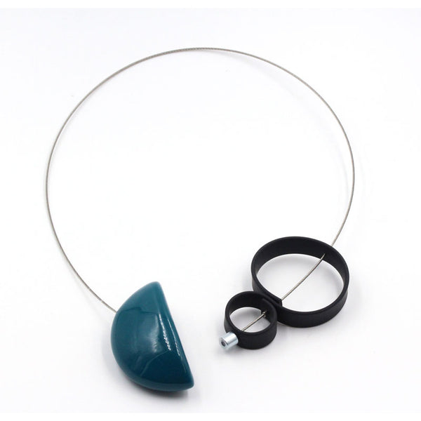 Stella Ceramic Necklace, Duck Egg Blue - Zouf.biz