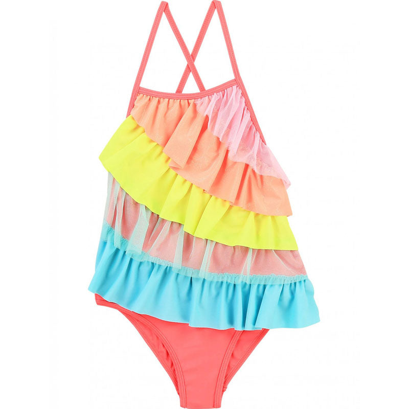 Frilled Swimsuit, Multicolour - Zouf.biz