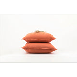 Pure Washed Linen Pillow Case, Apricot