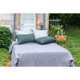 Pure Washed Linen Pillow Case, Ash Grey