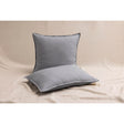 Pure Washed Linen Pillow Case, Ash Grey