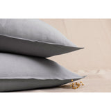 Pure Washed Linen Pillow Case, Ash Grey