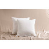 Pure Washed Linen Pillow Case, Chalk White