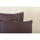 Pure Washed Linen Pillow Case, Chestnut