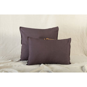 Pure Washed Linen Pillow Case, Chestnut