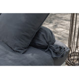 Pure Washed Linen Pillow Case, Flint Grey