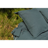 Pure Washed Linen Pillow Case, Forest Green