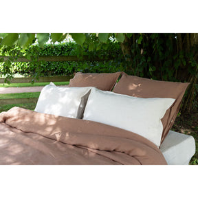 Pure Washed Linen Pillow Case, Hazelnut