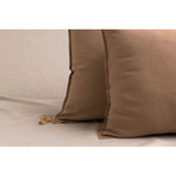 Pure Washed Linen Pillow Case, Hazelnut