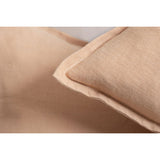 Pure Washed Linen Pillow Case, Honey