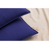 Pure Washed Linen Pillow Case, Indigo