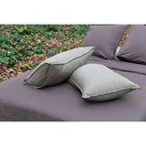 Pure Washed Linen Pillow Case, Laurel Green