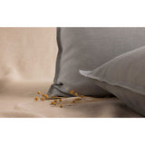 Pure Washed Linen Pillow Case, Mist Grey