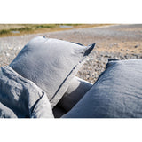 Pure Washed Linen Pillow Case, Mist Grey