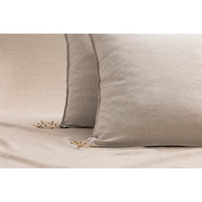 Pure Washed Linen Pillow Case, Natural