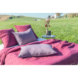 Pure Washed Linen Pillow Case, Plum