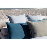 Pure Washed Linen Pillow Case, Prussian Blue