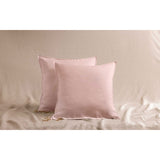 Pure Washed Linen Pillow Case, Rose Petal