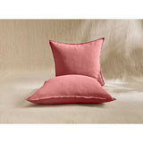 Pure Washed Linen Pillow Case, Rosewood