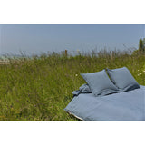 Pure Washed Linen Pillow Case, Slate Blue