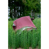 Pure Washed Linen Quilt, Two-Tone Dusty Pink