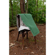 Pure Washed Linen Quilt, Two-Tone Moss Green