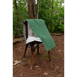 Pure Washed Linen Quilt, Two-Tone Moss Green