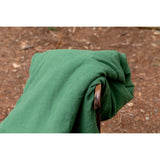 Pure Washed Linen Quilt, Two-Tone Moss Green